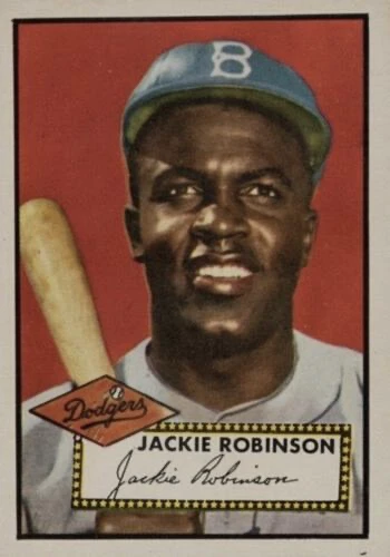 1952 Topps #312 Jackie Robinson Baseball Card