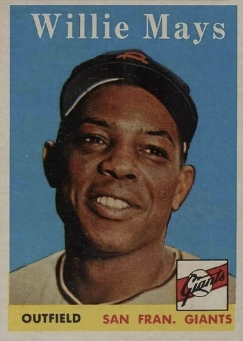 1958 Topps #5 Willie Mays Baseball Card