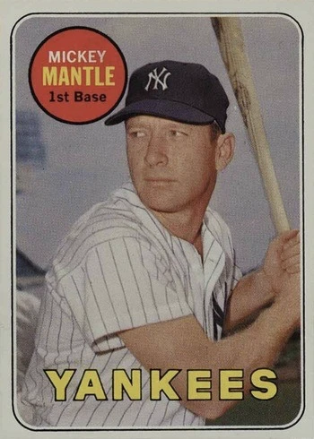 1969 Topps #500 Mickey Mantle Baseball Card