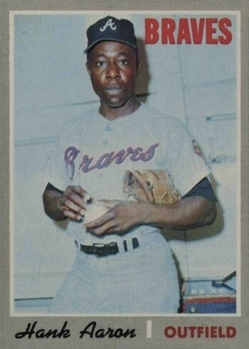 1970 Topps #500 Hank Aaron Baseball Card