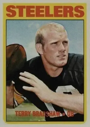 1972 Topps #150 Terry Bradshaw Football Card