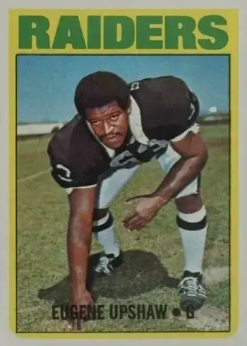 1972 Topps #186 Gene Upshaw Rookie Card