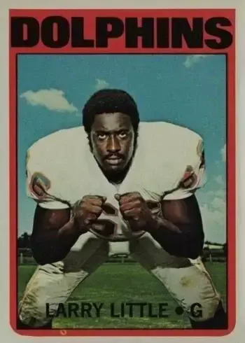 1972 Topps #240 Larry Little Rookie Card