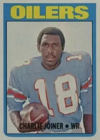 1972 Topps #244 Charlie Joiner Rookie Card