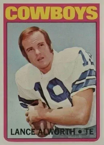 1972 Topps #248 Lance Alworth Football Card