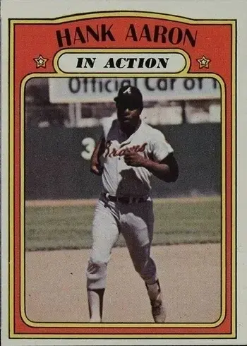 1972 Topps #300 Hank Aaron Baseball Card