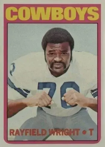 1972 Topps #316 Rayfield Wright Rookie Card