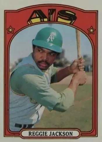 1972 Topps #435 Reggie Jackson Baseball Card