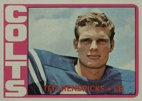 1972 Topps #93 Ted Hendricks Rookie Card