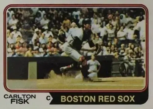 1974 Topps #105 Carlton Fisk Baseball Card