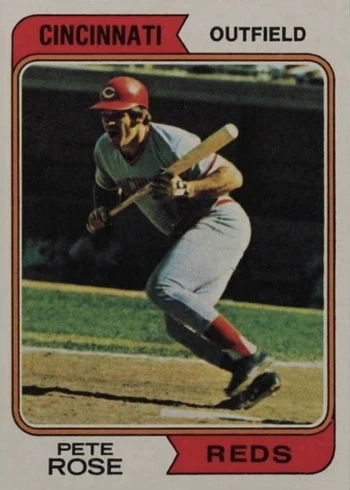 1974 Topps #300 Pete Rose Baseball Card