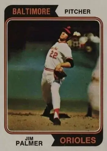 1974 Topps #40 Jim Palmer Baseball Card