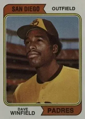 1974 Topps #456 Dave Winfield Rookie Card