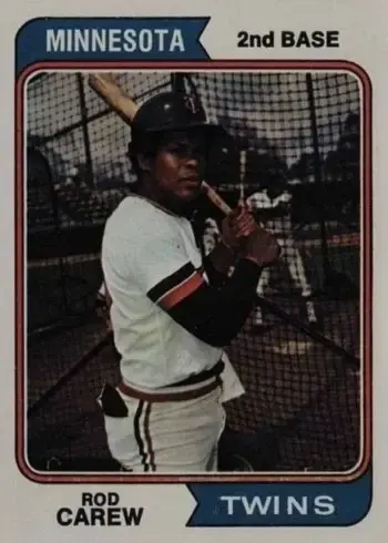 1974 Topps #50 Rod Carew Baseball Card