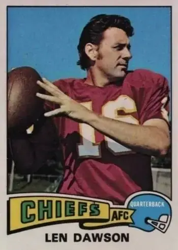 1975 Topps #120 Len Dawson Football Card