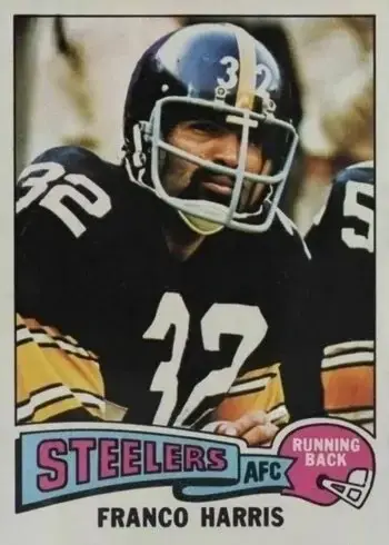 1975 Topps #300 Franco Harris Football Card