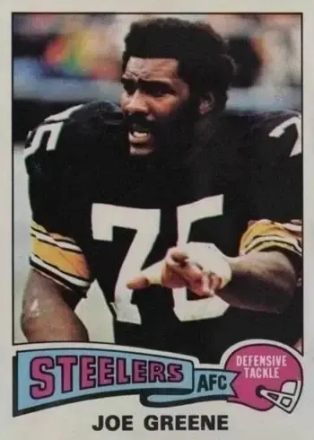 1975 Topps #425 Joe Greene Football Card