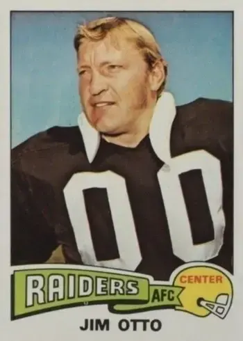 1975 Topps #497 Jim Otto Football Card