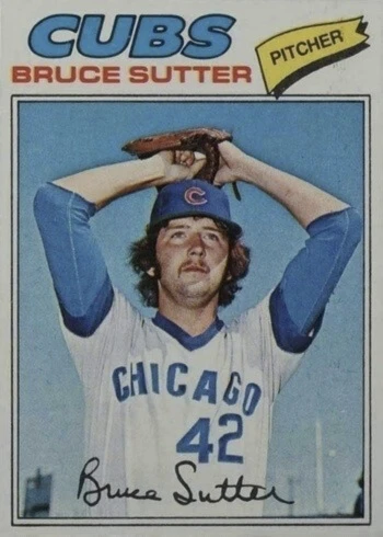 1977 Topps #144 Bruce Sutter Rookie Card