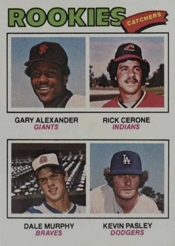 1977 Topps #476 Dale Murphy Rookie Card