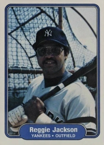 1982 Fleer #39 Reggie Jackson Baseball Card