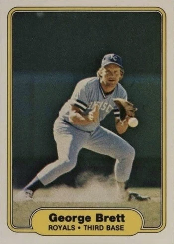 1982 Fleer #405 George Brett Baseball Card