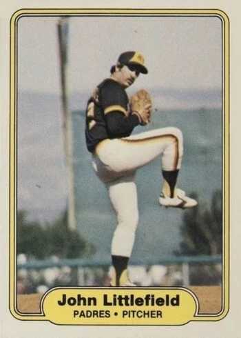 1982 Fleer #576 John Littlefield Baseball Card