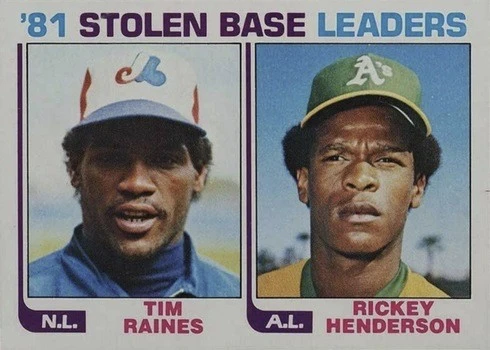 1982 Topps #164 Tim Raines