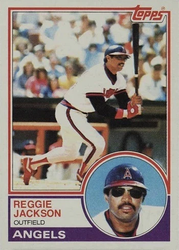 1983 Topps #500 Reggie Jackson Baseball Card