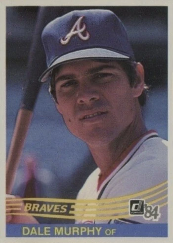 1984 Donruss #66 Dale Murphy Baseball Card