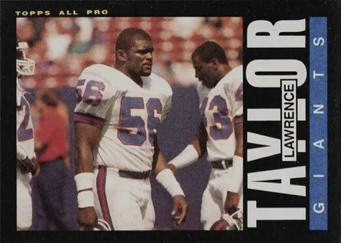1985 Topps #124 Lawrence Taylor Football Card