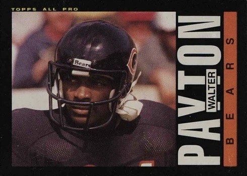 1985 Topps #33 Walter Payton Football Card