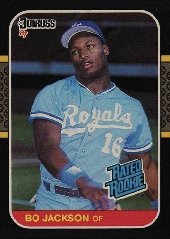 1987 Donruss #35 Bo Jackson Rookie Card