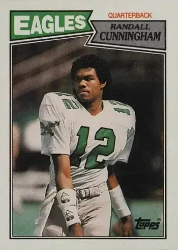 1987 Topps #296 Randall Cunningham Rookie Card