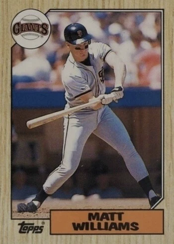 1987 Topps Traded #129T Matt Williams Rookie Card