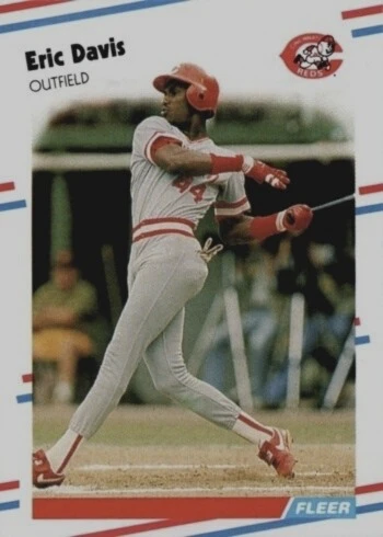 1988 Fleer #231 Eric Davis Baseball Card
