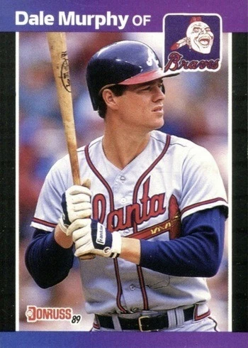 1989 Donruss #104 Dale Murphy Baseball Card