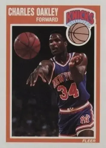 1989 Fleer #103 Charles Oakley Basketball Card