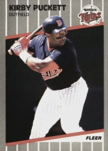 1989 Fleer #124 Kirby Puckett Baseball Card