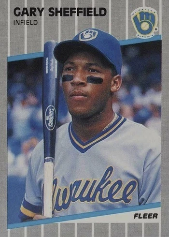 1989 Fleer #196 Gary Sheffield Rookie Card