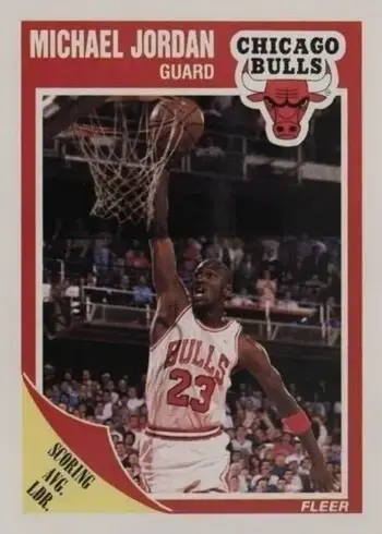 1989 Fleer #21 Michael Jordan Basketball Card