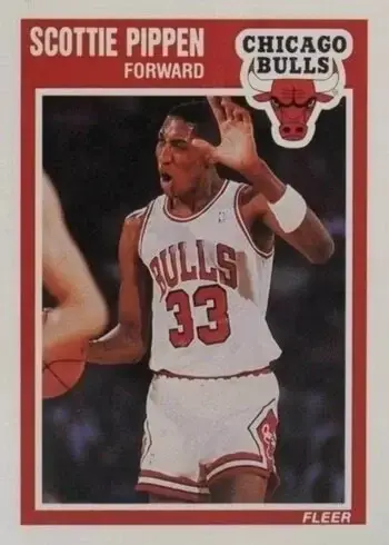 1989 Fleer #23 Scottie Pippen Basketball Card