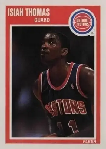 1989 Fleer #50 Isiah Thomas Basketball Card