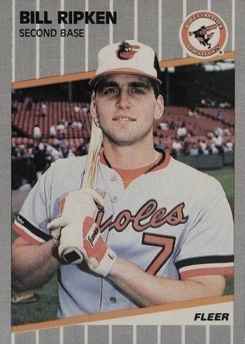 1989 Fleer #616 Bill Ripken Baseball Card