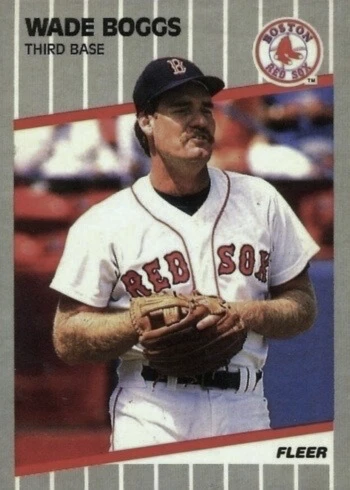 1989 Fleer #81 Wade Boggs Baseball Card