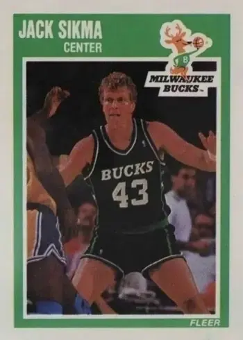 1989 Fleer #91 Jack Sikma Basketball Card