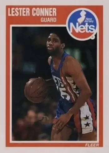 1989 Fleer #96 Lester Conner Basketball Card