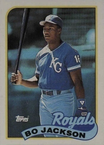 1989 Topps #540 Bo Jackson Baseball Card