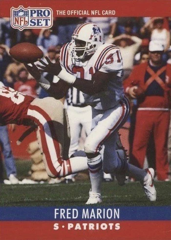 1990 Pro Set #204 Fred Marion Football Card