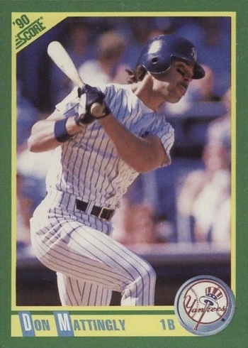 1990 Score #1 Don Mattingly Baseball Card